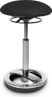 A studio shot of an adjustable height stool.