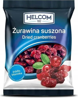 Zdjęcie produktu dla Żurawina suszona 100 g Helcom