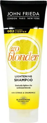 Produktbild von JOHN FRIEDA Sheer Blonde, 250 ml, Shampoo, Frauen, Blond, Blond, Reparatur, Glanz, Verstärkung