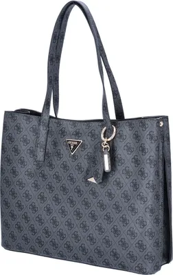 Produktbild von Guess Damen Tote Bag/ Schultertasche MERIDIAN Grau Kunstleder-