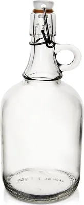 Obrázek produktu pro Skleněná láhev s uzávěrem na víno, likér, sirup, džus 500 ml
