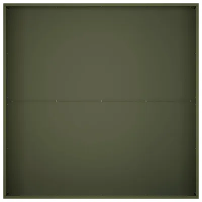 Immagine prodotto di vidaXL Vaso da giardino, 2 pezzi, verde oliva, 80 x 80 x 20 cm