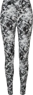 Produktbild von Urban Classics Damen Ladies Soft AOP Leggings, blackfading, S