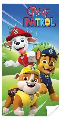 Obrázek produktu pro Dětská froté osuška 70x140cm Disney - Psí patrola play