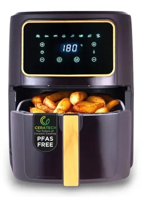 Produktbild von BERGNER CHARCOAL - PFAS-Freie Heißluftfritteuse 1800W 6.9L - 8 Kochprogramme - A