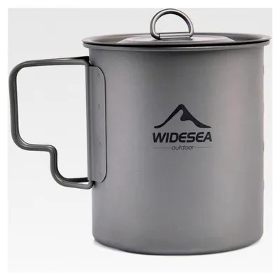 Produktbild von Titan Becher für Camping (750 ML)