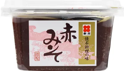 Produktbild von [ 300g ] SHINJYO MISO Suppen-Paste, DUNKEL [ Aka Shiro Miso ] Miso Suppe / Japan