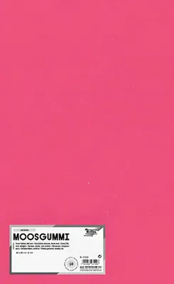 Produktbild von Folia 231029, Handwerkliche Schaumstoffform, Pink, 2 mm, 20 cm, 29 cm, 10 Blätter