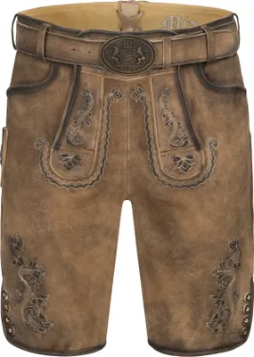 Produktbild von Lederhose kurz Norbert in Braun von Nübler Größe 50