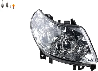 Immagine prodotto di Johns, Fari alogeni adatti a Fiat Ducato 250 251 11-14 Destra + lampadina 1366101080 1369495080 1606664580 1606926880 0001366101080 0001