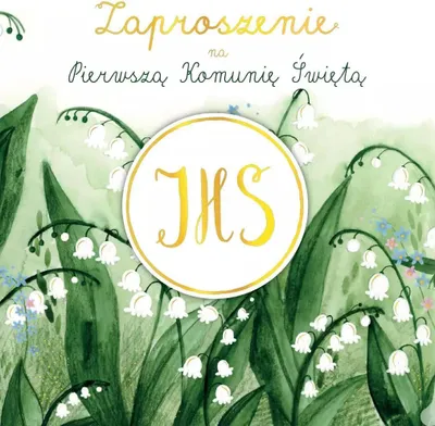 Image de Invitation - Communion muguet (5 pcs)