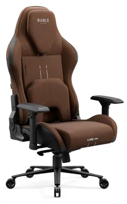 Produktbild von Diablo X.One Prime Gaming Stuhl Bürostuhl Schreibtischstuhl mit Kühlfunktion, Größe Normal, Farbe Cinnamon Brown
