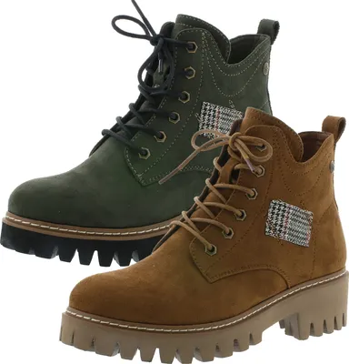 Produktbild von Rieker Damen Stiefeletten Kurzstiefel Schnürung 91432, Größe:40 EU, Farbe:Grün