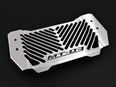 Obrázek produktu pro Kryt chladiče ZIEGER kompatibilní s Yamaha MT-03 Design Logo stříbrný