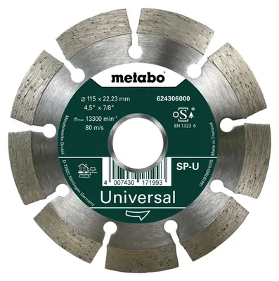 Produktbild von Metabo Diamanttrennscheibe - SP - U, 115x22,23mm / B