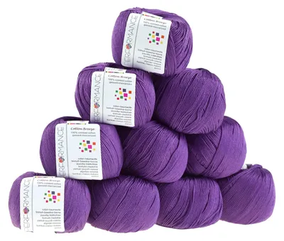 Strickgarn Cotton Breeze viollet