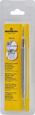 Produktbild von Bergeon 7767-S Federaufnahmesatz Werkzeug für Armbandverschlüsse 145 mm