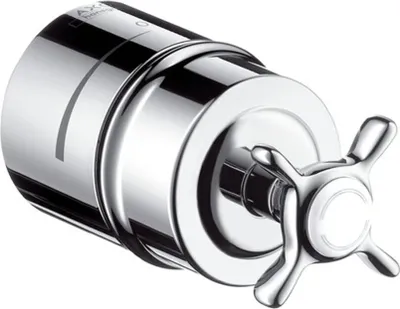 Productafbeelding van Hansgrohe inbouwstopkraan Axor Montierserie Fixfit, chroom, kruishendel, aansluiting voor slang, artikelnummer 16882000