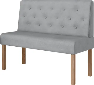 Produktbild von JKG Meble Essbank fur Kuche - Sitzbank Esszimmer - Küchenbank - Modern Essbank Küche - Stoff Velours - Monolith 84 - 140cm