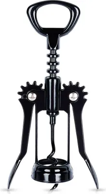 Immagine prodotto di Cavatappi per vino in metallo nero 16 cm