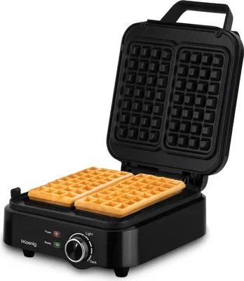 Obrázok produktu pre Kompaktný vaflovač H.Koenig GFX420, dosky s nepriľnavým povrchom, čierny