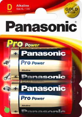 Immagine prodotto di Panasonic 1x2 LR20PPG Batteria Monouso Alcalino Multicolore