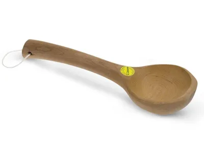 Produktbild von Löylykelle Finnische Luxus Saunakelle kurz 36 cm lang Thermoholz