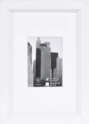 Produktbild von Henzo Metallica Bilderrahmen 10x15 cm Weiß