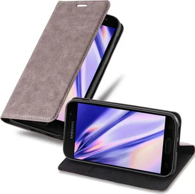 Zdjęcie produktu dla Etui Cadorabo do Samsung Galaxy A7 2017 z brązowym etui ochronnym na telefon komórkowy z magnetycznym zamknięciem