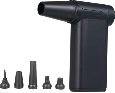 Produktbild von Kabelloser Turbo-Ventilator, tragbarer Handventilator, 100 W, Superleistung, maximale Geschwindigkeit 130.000 U/min, 8 Geschwindigkeitsstufen, Ladeanzeige, Typ-C-Aufladung