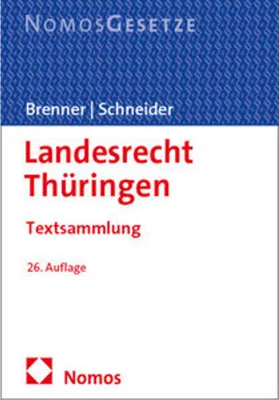 Produktbild von Landesrecht Thüringen