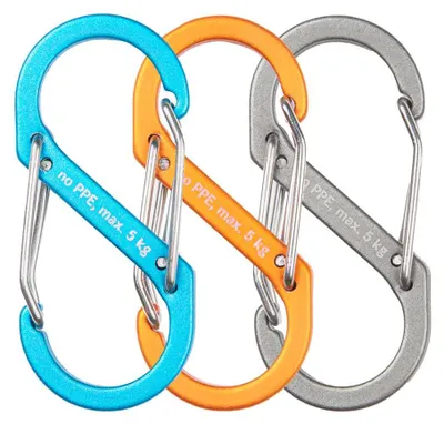 Produktbild von Edelrid Micro S (VPE 3 Stück) - kompakter Aluminium-Karabiner, Farbe:900 assorted colours