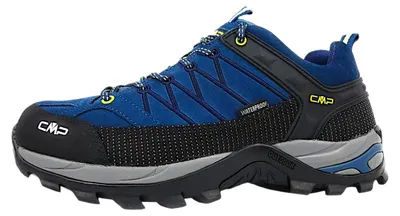 Image de CMP Rigel Low : Chaussures de sport pour hommes, chaussures de randonnée, chaussures de plein air, couleur bleue, pour le quotidien