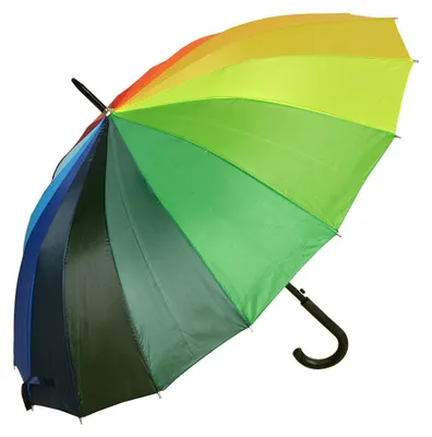 Produktbild von Clayre & Eef Erwachsenen-Regenschirm Ø 100x80 cm Mehrfarbig Kunststoff