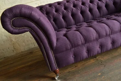 Produktbild von Chesterfield Design Luxus Polster Sofa Couch Sitz Garnitur Leder Textil Neu #178