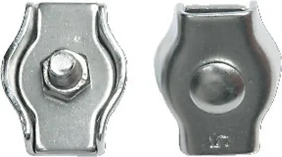 Produktbild von Simplex-Drahtseilklemme mit Schraube, für Tau-Ø:4 mm
