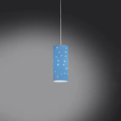 Produktbild von Moderne 1-Licht-Hängeleuchte aus Polilux Polilux Bicolour Blau ' Italy