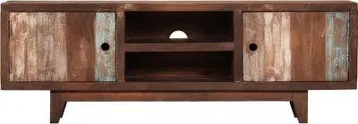 Produktbild von vidaXL TV-Schrank Massivholz Akazie Vintage 118x30x40 cm