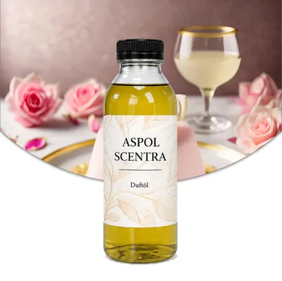 Produktbild von Aspol Scentra Vanille-Rosenfreude UFIREADY Duftöl für Kerzen 500 ml, KI-generiertes Bild