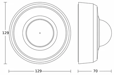Produktbild von STEINEL Präsenzmelder PD IR 4360-24 COM1 AP WS