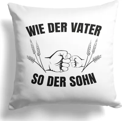 Produktbild von 22Feels Sohn Geschenk 18. Geburtstag Weihnachten Abitur Matura Jungs Kissen Uni Abschluss Bachelor Master Firmung Konfirmation Kinder Deko Männer Dekoration Wohnzimmer Schlafzimmer Couch