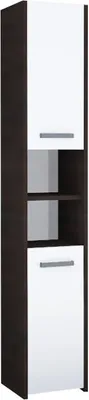Produktbild von Badezimmerschrank Badschrank Hochschrank Badmöbel Schrank Modern 170x30cm wenge mix