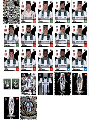 Produktbild von Topps Bundesliga Sammelsticker - 2024/2025 - Mannschaftspaket - BORUSSIA MÖNCHENGLADBACH
