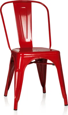Produktbild von hjh OFFICE Bistrostuhl ohne Armlehnen VANTAGGIO COMFORT Metall Stuhl bis 150 kg belastbar