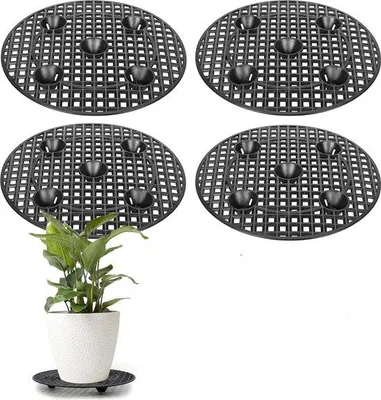 Immagine prodotto di Portafiori - Adatti per interni ed esterni - Set da 4 pezzi - Plastica - 30 cm