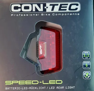 Zdjęcie produktu dla Akumulator CONTEC Tylne światło LED Speed-LED