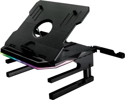 Produktbild von SureFire PORTUS X2, Laptop-Ständer, Schwarz, Metall, Kunststoff, 25,4 cm (10"), 43,9 cm (17.3"), 10 kg