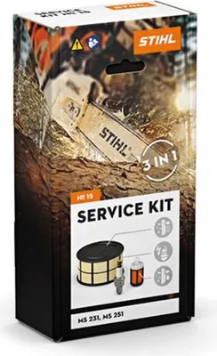 Immagine prodotto di Kit di manutenzione STIHL 15 MS 231, MS 251 11430074100 Filtro, candela di accensione