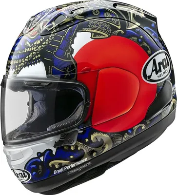 Produktbild von ARAI RX-7V EVO SAMURAI Helm - Multicolor