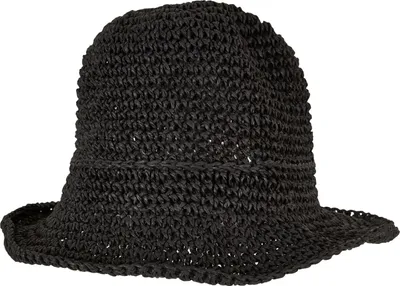Produktbild von Urban Classics TB6444 | Braid Bast Bucket Hat One Size - Farbe: Black - Größe: One Size
